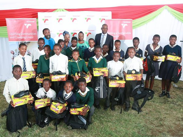Transnet School Shoes give away at the Ngwabi Primary School